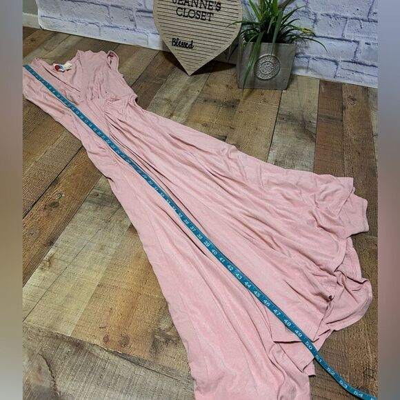 Free people light pink midi dress - Picture 3 of 14